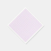Faye und Lauren Pastell-Lila Gingham Serviette (Ecke)