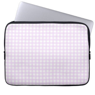 Faye und Lauren Pink Gingham Laptopschutzhülle