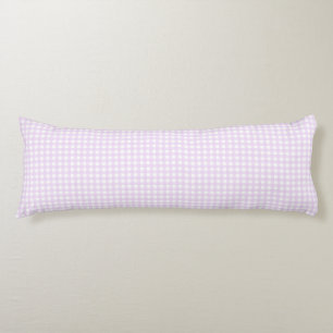Faye und Lauren Pink Gingham Seitenschläferkissen
