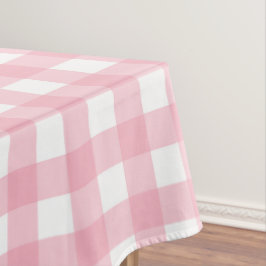 Faye und Lauren Pink Kariert Tischdecke