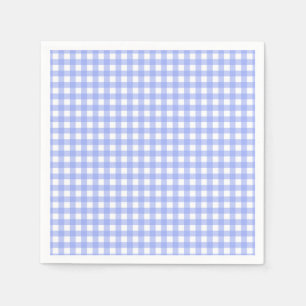 Faye und Lauren Purple Gingham Papier Servietten