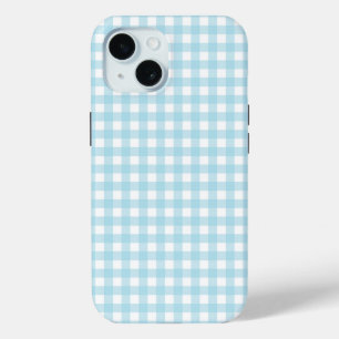 Faye und Lauren Soft Blue Gingham Case-Mate iPhone Hülle
