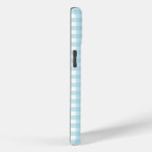Faye und Lauren Soft Blue Gingham Case-Mate iPhone Hülle (Rückseite / Rechts)