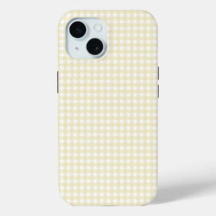 Faye und Lauren Soft Yellow Gingham Case-Mate iPhone Hülle