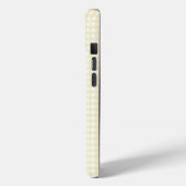 Faye und Lauren Soft Yellow Gingham Case-Mate iPhone Hülle (Rückseite / Links)