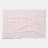 Faye und Pastel Pink Gingham Geschirrtuch (Horizontal)