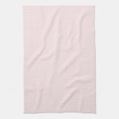 Faye und Pastel Pink Gingham Geschirrtuch (Vertikal)