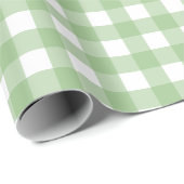 FayeandLauren Green Classic Buffalo Kariertes Must Geschenkpapier (Rolleneckpunkt)