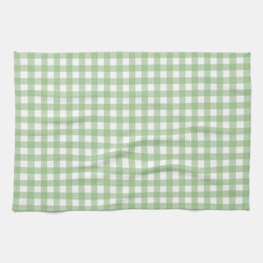 FayeandLauren Green Classic Buffalo Kariertes Must Geschirrtuch (Horizontal)