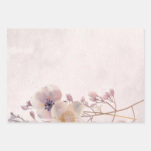 Fayenblätterpapier für Wasserfarben Geschenkpapier Set (Vorderseite 2)