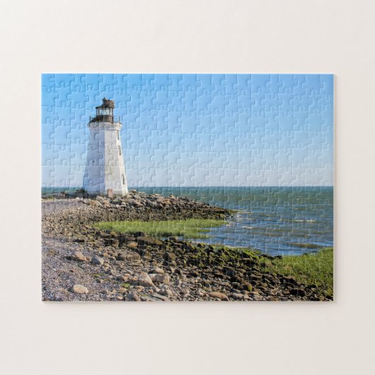 Fayerweather Insel-Leuchtturm, Connecticut Puzzle (Horizontal)