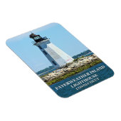 Fayerweather Island Lighthouse, Connecticut Magnet (Rechte Seite)