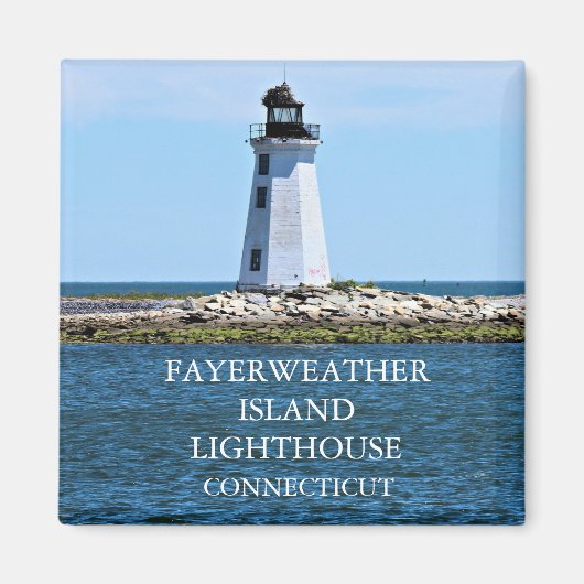 Fayerweather Island Lighthouse, Connecticut Magnet (Vorne)