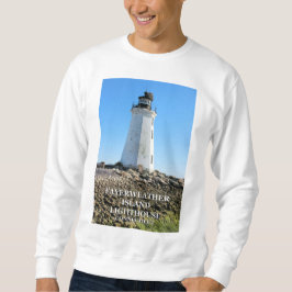 Fayerweather Island Lighthouse, Connecticut Sweatshirt