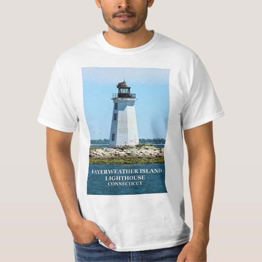 Fayerweather Island Lighthouse, Connecticut T-Shirt (Vorderseite)