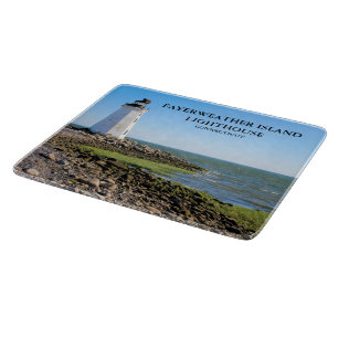 Fayerweather Island Lighthouse CT Cutting Board Schneidebrett