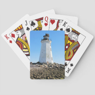 Fayerweather Island Lighthouse CT Spielkarten