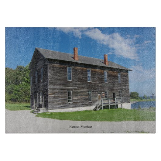 Fayette Opera House Cutting Board Schneidebrett (Vorderseite)