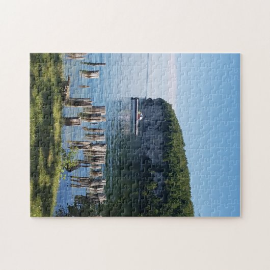 Fayette Staat Park Garden Halbinsel Michigan Puzzle (Horizontal)