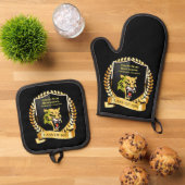 Fayette Ware High Class von 1981 Ofenhandschuh & Topflappen-Set (Oben Unten)