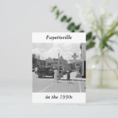 Fayetteville, Arkansas, 1930er Postkarte (Stehend Vorderseite)