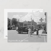 Fayetteville, Arkansas, 1930er Postkarte (Vorne/Hinten)