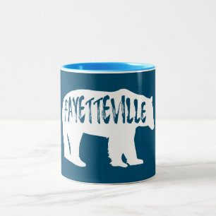 Fayetteville Arkansas Bear Zweifarbige Tasse