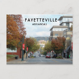 Fayetteville, Arkansas Dickson Street Foto Postkarte