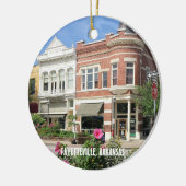 Fayetteville, Arkansas, Foto Keramik Ornament (Links)