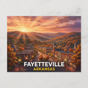 Fayetteville Arkansas Ozark-Kinematik Postkarte