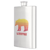 Fayetteville Arkansas Rainbow Bear Flachmann (Links)