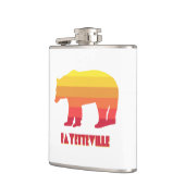 Fayetteville Arkansas Rainbow Bear Flachmann (Links)