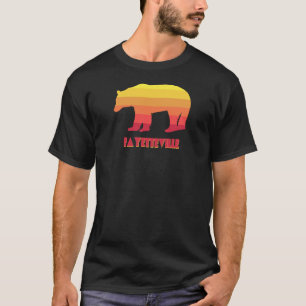 Fayetteville Arkansas Rainbow Bear T-Shirt