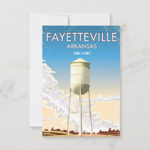 Fayetteville Arkansas Reiseplakat