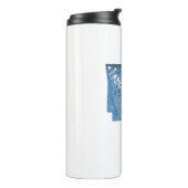 Fayetteville Arkansas Wood Grain Thermosbecher (Nach links gedreht)