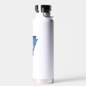 Fayetteville Arkansas Wood Grain Trinkflasche (Links)