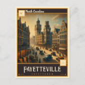 Fayetteville, North Carolina | VINTAG Postkarte (Vorderseite)