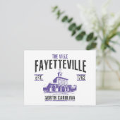 Fayetteville Postkarte (Stehend Vorderseite)