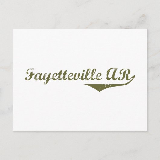 Fayetteville-Revolution in Shirts Postkarte (Vorderseite)