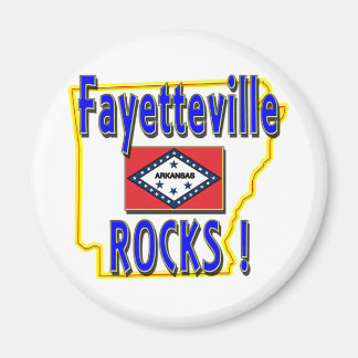 Fayetteville Rocks ! (Blau) Magnet