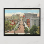 Fayetteville St, Raleigh, NC Vintag Postkarte (Vorderseite)