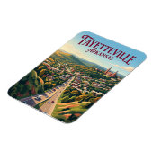 Fayetteville USA Magnet (Linke Seite)