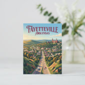 Fayetteville USA Postkarte (Stehend Vorderseite)