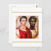 Fayum Lovers Roman Period Ägypten Version 2 Postkarte (Vorne/Hinten)