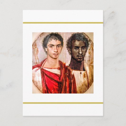Fayum Lovers Roman Period Ägypten Version 2 Postkarte (Vorderseite)