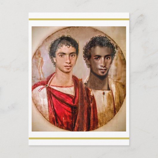Fayum Lovers ... Römische Zeit Ägypten Postkarte (Vorderseite)