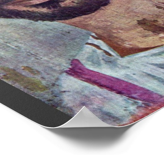 Fayum Mummy Portrait From By Römisch-Ägypter Poster (Ecke)