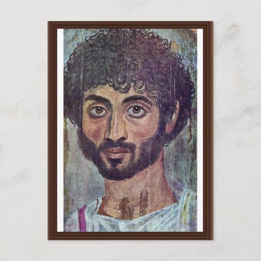 Fayum Mummy Portrait From By Römisch-Ägypter Postkarte (Vorderseite)