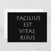 Fazilitäten est vitae risus postkarte (Vorne/Hinten)