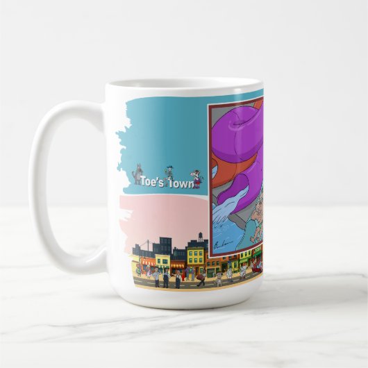 FB-500 | Absurd Visual Humor Classic Kaffeetasse (Links)